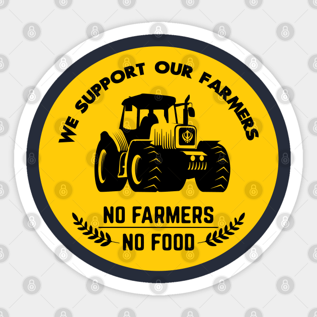 No Farmers No Food Sticker by Guri386